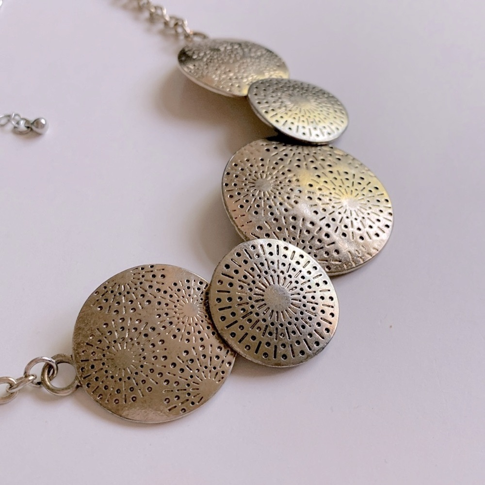Sunburst Statement Necklace & Earrings Set